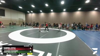 70 lbs Cons. Semi - Gabriel Coyle, Amped Wrestling Club vs Andrew Dockery, Legacy Wrestling Club