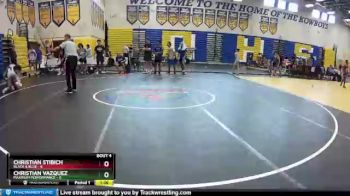 113 lbs Round 1 (8 Team) - Christian Stibich, Black & Blue vs Christian Vazquez, Maximum Performance