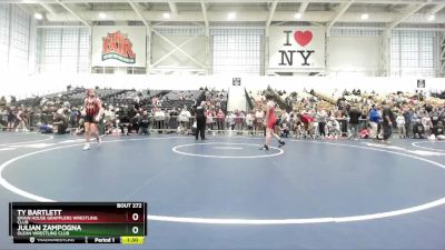 110 lbs Quarterfinal - Ty Bartlett, Grain House Grapplers Wrestling Club vs Julian Zampogna, Olean Wrestling Club