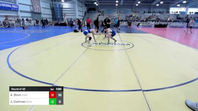 126 lbs Round Of 32 - Andrew Binni, TNWC Silver Fox vs Jayden Cochran, Barnesville