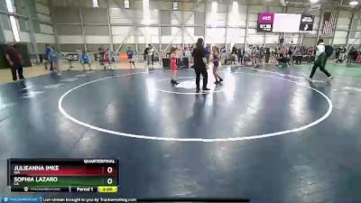 85 lbs Quarterfinal - Julieanna Imke, WA vs Sophia Lazaro, CA