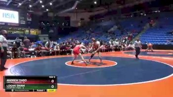 152 lbs Quarterfinals (8 Team) - Logan Swaw, Lockport (Twp.) vs Andrew Dado, Chicago (Marist)