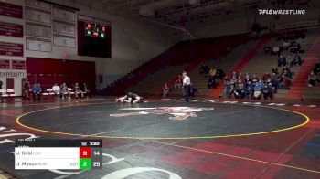 141 lbs Rr Rnd 1 - Jackie Gold, Edinboro  vs Josh Mason, Bloomsburg