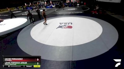 132 lbs Semifinal - Lewis Fofanah-Afkar, Poway Wrestling vs Jacob Fernandez, California