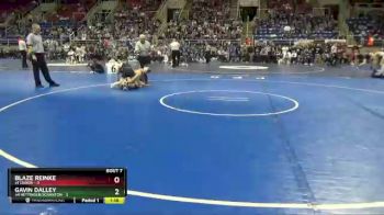 152 lbs Semis & Wb - Blaze Reinke, #1 Lisbon vs Gavin Dalley, #4 Hettinger/Scranton