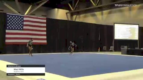 Maci Mills - Women's Group, Superior Acro - 2021 USA Gymnastics Championships