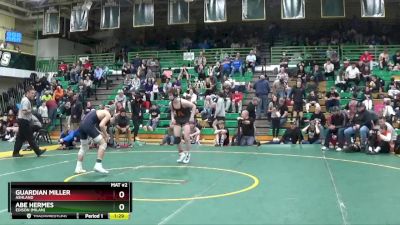 126 lbs Quarterfinal - Abe Hermes, EDISON (Milan) vs Guardian Miller, ASHLAND