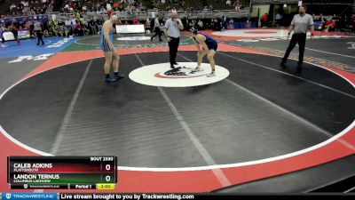 Semifinal - Landon Ternus, Columbus Lakeview vs Caleb Adkins, Plattsmouth