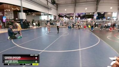 100 lbs Cons. Round 2 - Sawyer Koch, Scots Wrestling Club vs Cooper Knochel, Apex Grappling Academy