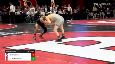 133 lbs Quarterfinal - Sebastian Rivera, Northwestern vs Travis Piotrowski, Illinois