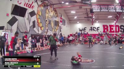 80 lbs Round 3 - Ross Branch, Mat Monstars vs Jacob Keith, Rivertown Wrestling