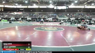 160 lbs Cons. Round 3 - Kyle Davis, Shelley vs Wyatt Hanssen, Wasatch Utah