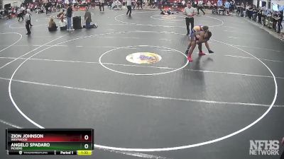 4A 215 lbs Quarterfinal - Angelo Spadaro, Pickens vs Zion Johnson, Westwood