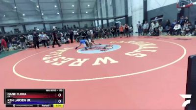 175 lbs Champ. Round 1 - Dane Flora, OR vs Ken Larsen Jr., WA