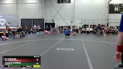 96 lbs Round 1 (4 Team) - DJ Torsone, Mat Warriors Orange vs Charlie Dunbar, Kraken