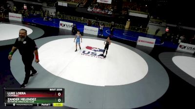 71 lbs Quarterfinal - Zander Melendez, Dethrone Wrestling Club vs Luke Loera, California