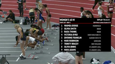 Pro Women's 60m, Prelims 2