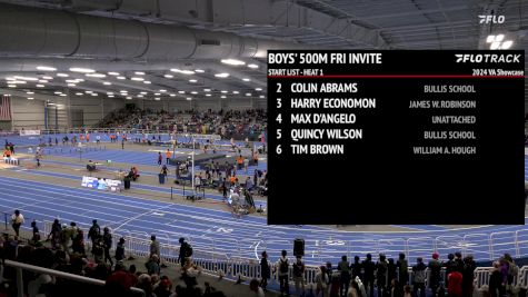 High School Boys' 500m Invitational , Finals 1