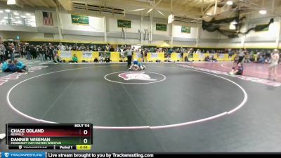 95 lbs Semifinal - Danner Wiseman, Moorcroft Mat Masters Wrestlin vs Chace Odland, Redfield