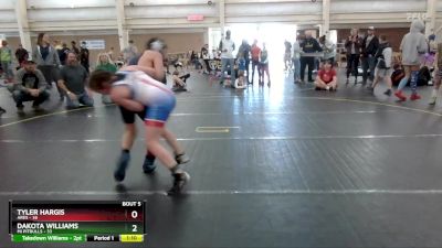 110 lbs Round 2 (6 Team) - Dakota Williams, Mi Pitbulls vs Tyler Hargis, Ares