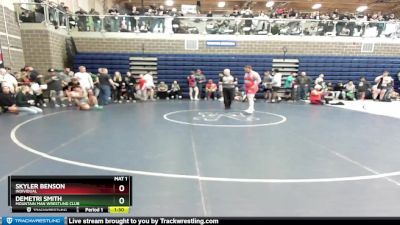 Round 1 - Demetri Smith, Mountain Man Wrestling Club vs Skyler Benson, Individual