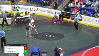 119 lbs 5th Place - Riley Jackson, Bermudian Springs vs Lucia Crossken, Southern Lehigh