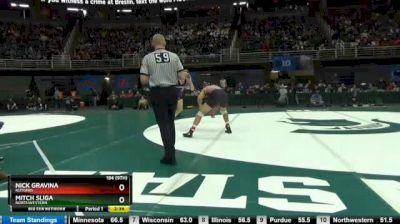 184 lbs Final - Nick Gravina, Rutgers vs Mitch Sliga, Northwestern