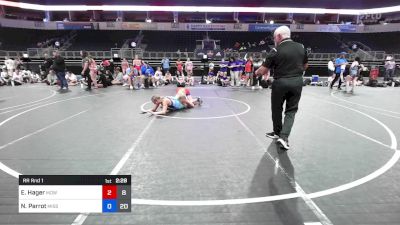 127 lbs Rr Rnd 1 - Elizabeth Hager, Mowest Wild Dragons vs Noelle Parrot, Missouri Avengers