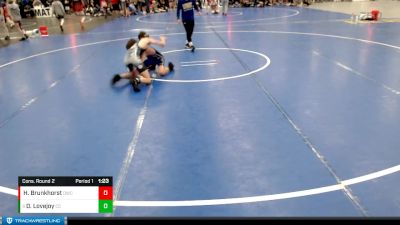 108-116 lbs Cons. Round 2 - Dalton Lovejoy, Central City vs Hunter Brunkhorst, Duncan Wrestling Club