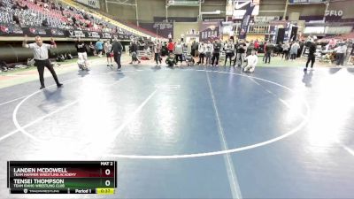 144 lbs 3rd Place Match - Tensei Thompson, Team Idaho Wrestling Club vs Landen McDowell, Team Hammer Wrestling Academy