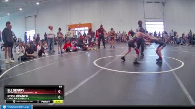 65 lbs Semis (4 Team) - Eli Gentry, Palmetto State Academy vs Ross Branch, Carolina Reapers