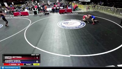 138 lbs Cons. Round 3 - Griffin Hettinga, California vs Andrew Garcia, 7 Virtues Wrestling Club