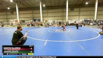 59 lbs Round 4 - Jackson Collett, Post Falls Wrestling Club vs Quentin Villarreal, Team Sublime Wrestling Club