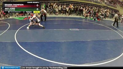 74 lbs Champ. Round 2 - Witt Ford, Elite Wrestling vs Braden Thompson, Colorado Outlaws