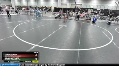 53 lbs Cons. Semi - Bryan Alvarez, NM Beast Wrestling Club vs Jax Boelman, Sebolt Wrestling Academy