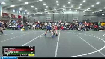 160 lbs Round 2 (8 Team) - Gabe Carver, Iowa Black vs Isaac Vollmecke, Iowa Gold