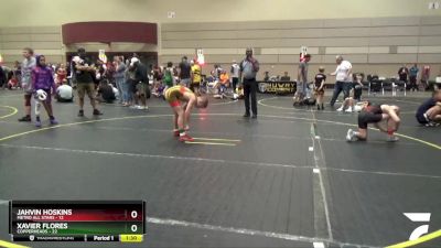 101 lbs Round 5 (6 Team) - Xavier Flores, Copperheads vs Jahvin Hoskins, Metro All Stars