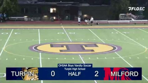 Replay: Turpin vs Milford | Sep 28 @ 7 PM