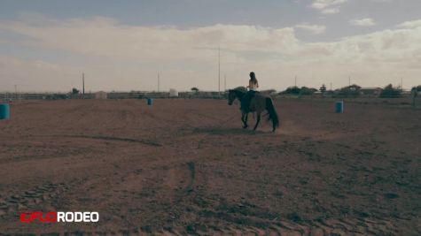 Watch Carman Pozzobon's Last Practice Run Before NFR