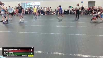 106 lbs Round 4 (6 Team) - Evan Cope, Charlotte Vikings vs Teequavious Mills, Glasgow WA