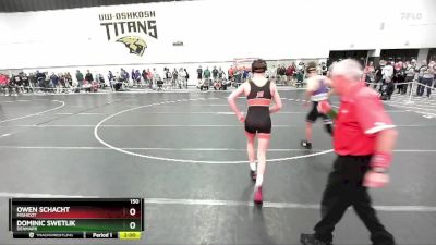 150 lbs Champ. Round 2 - Owen Schacht, Mishicot vs Dominic Swetlik, Denmark