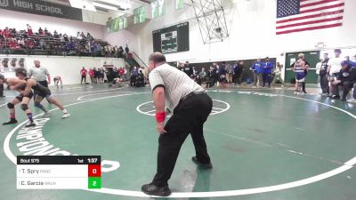 120 lbs Semifinal - Talon Spry, Rancho Cucamonga vs Christian Garcia, Walnut