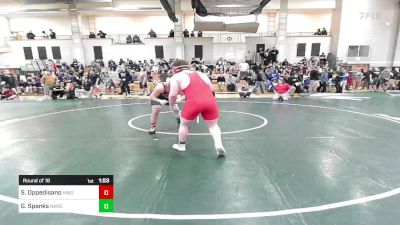 220 lbs Round Of 16 - Sam Oppedisano, Hingham vs Gabriel Spanks, North Andover