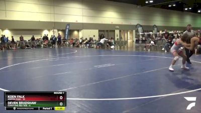 138 lbs Round 1 (16 Team) - Koen Falk, Griffin Fang vs Deven Bradshaw, Coastline Red Tide