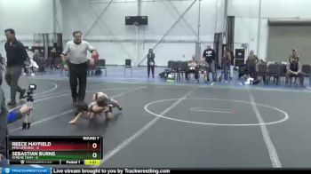 48 lbs Round 7 (8 Team) - Reece Mayfield, MMA Uprising vs Sebastian Burns, Xtreme Team