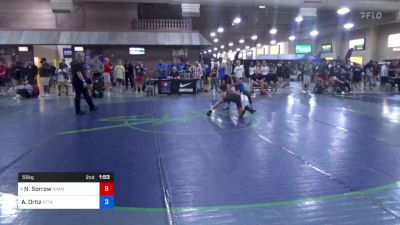 55 kg Rnd Of 32 - Nicholas Sorrow, Simmons Academy Of Wrestling vs Adaias Ortiz, Attack Wrestling