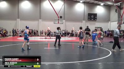 90 lbs Semifinal - Nico Bobian, NonAffiliated vs Mason Ganey, Ironclad Wrestling Club