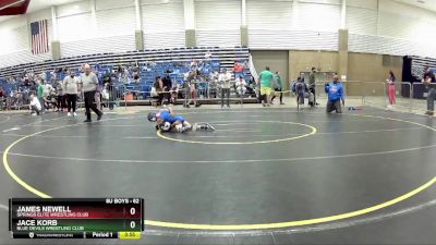 62 lbs Semifinal - James Newell, Springs Elite Wrestling Club vs Jace Korb, Blue Devils Wrestling Club