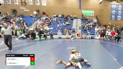 80 lbs Cons. Semi - Brielle Childs, Champions Wrestling Club vs JaeCee Sullivan, Grantsville Wrestling Club