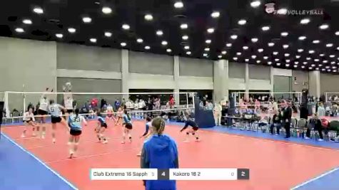 Club Extreme 16 Sapphire vs Kokoro 16 2 - 2022 JVA World Challenge presented by Nike - Expo Only